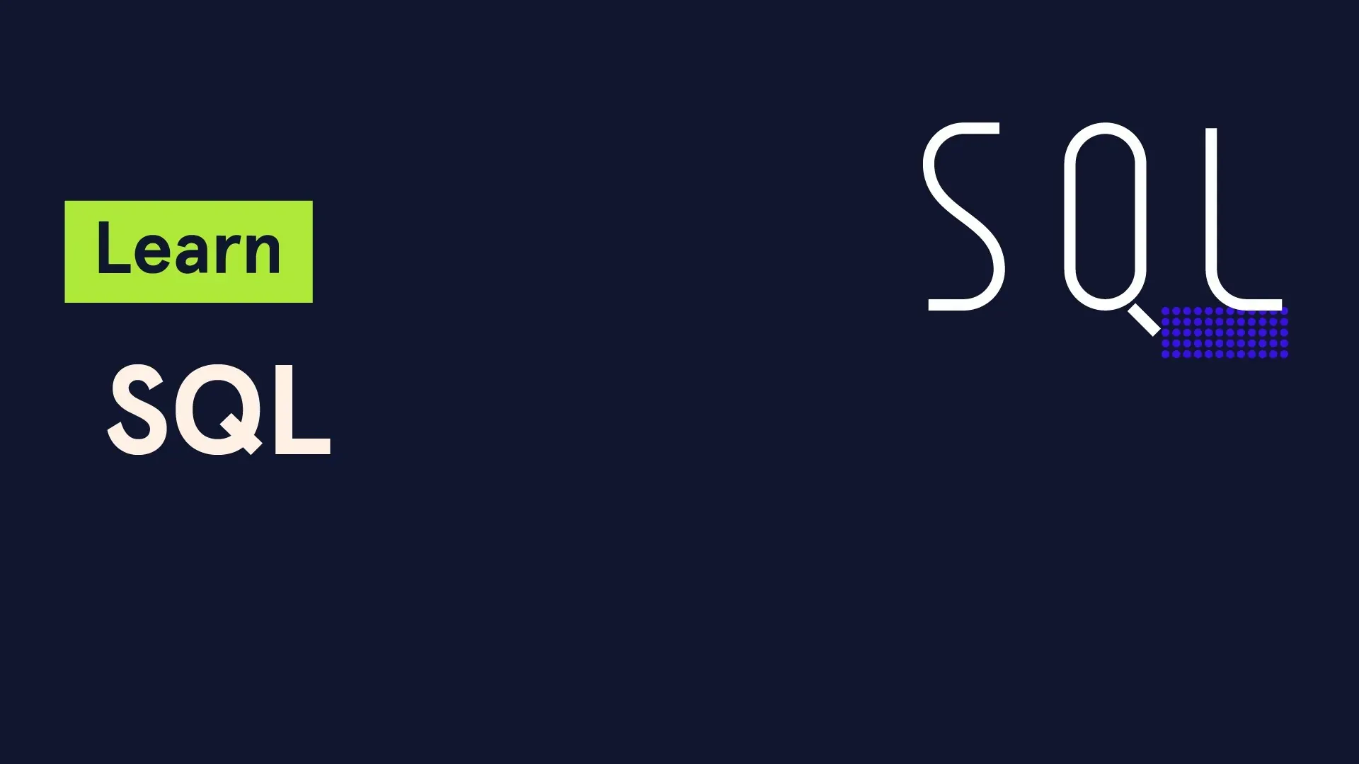 SQL命令使用教程:从入门到精通